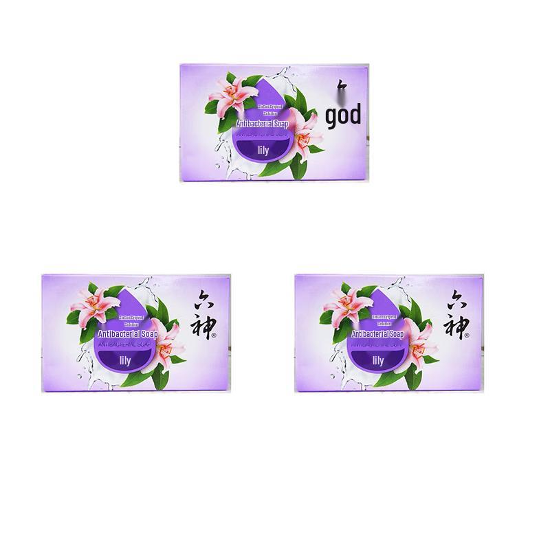 Liùshén Antibacterial Bar Soap with Lily Scent