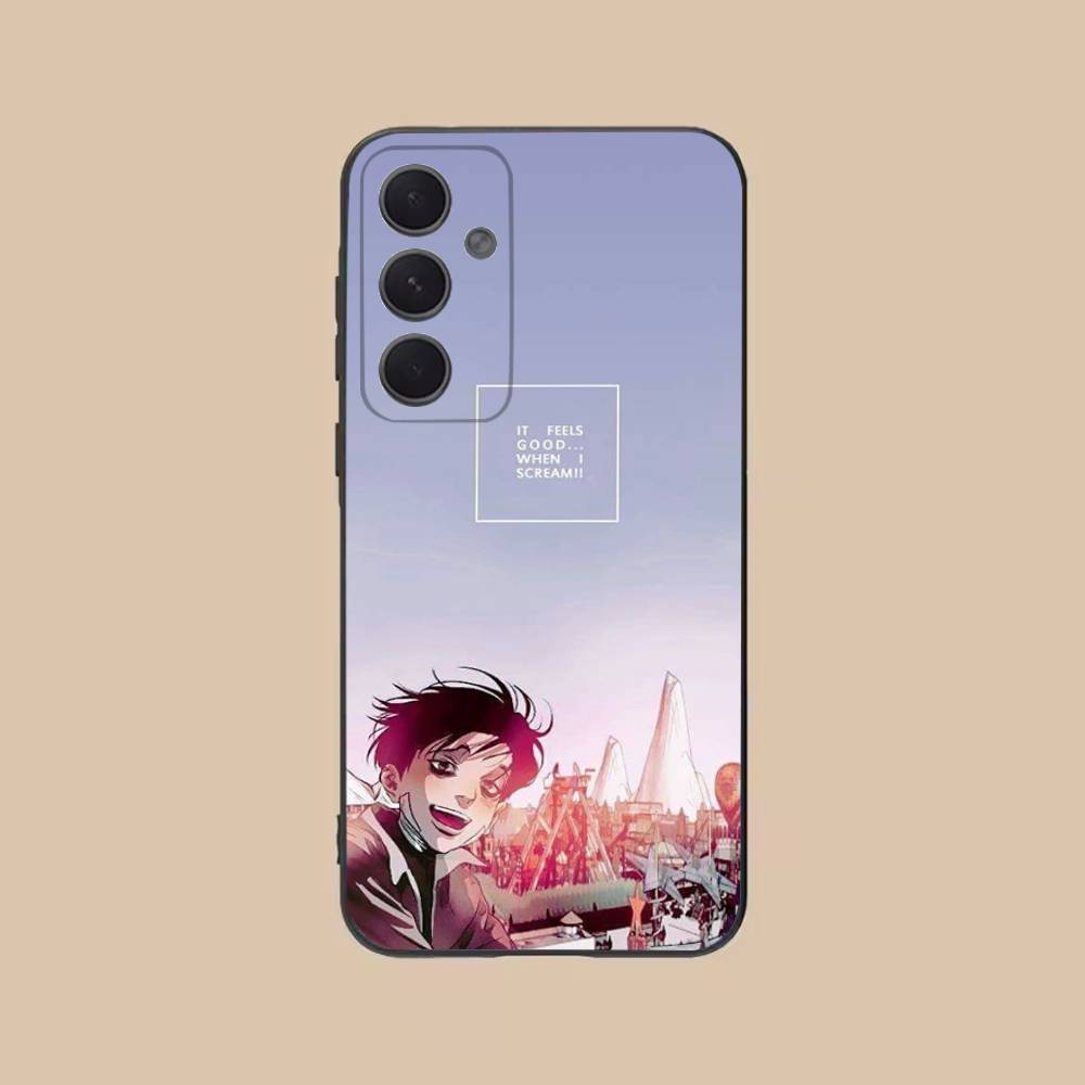 

K-Killing Stalking Phone Case For Samsung S25,24,21,22,23,20,S30,Ultra,Plus,Fe,Lite,Note,5G Black Soft SamsungS20lite