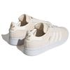 Adidas Originals Campus Casual Lightweight Comfortable Slip-Resistant Shock Absorbing Low-Top Skate Shoes Women Sneakers Beige ID7043