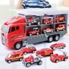 Die-cast Construction Storage Container Truck Model Simulation Children's Car Toy  Gift