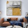 Orange Abstract Decorative Painting Light Luxury Style Dining Room Mural High-end Wall Painting Living Room Canvas Painting