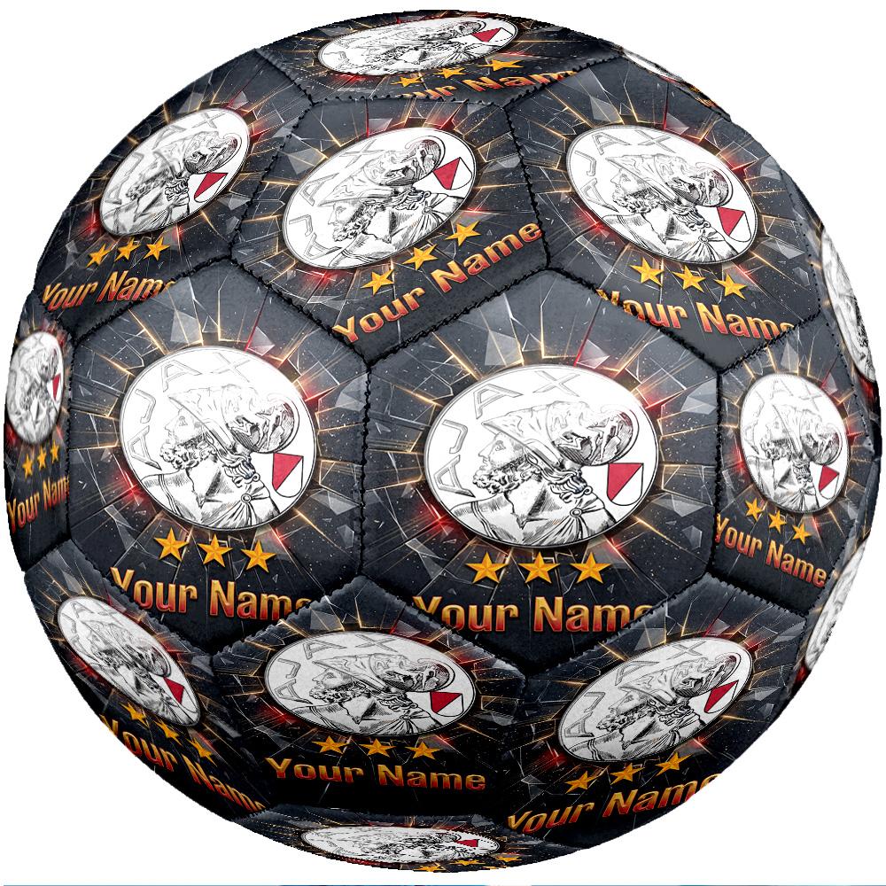 Ajax Amsterdam Moda Beden 5 Futbol Aşınmaya Dayanıklı Kaymaz Futbol Topu Spor Antrenmanı Eğlence Kullanımı İçin