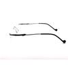 RSINC Randlose Fassung/Brille/Brille, Lederstich Optisch, Für Männer und Frauen, Silber-Blau PA1593(IB-03) M1 4M-212L-XVLP