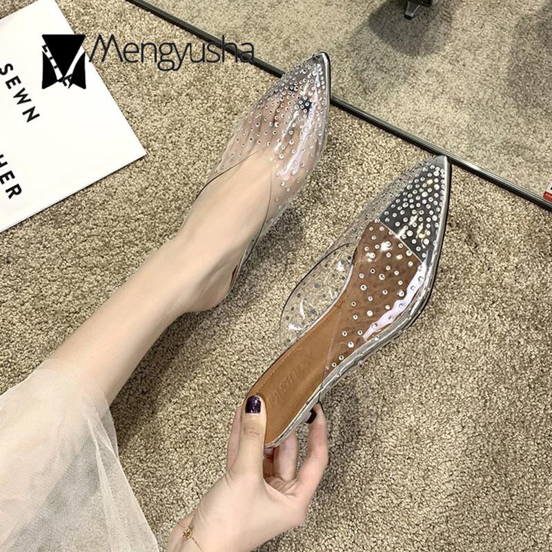 Маленькие прозрачные босоножки с открытым носком — фото 3