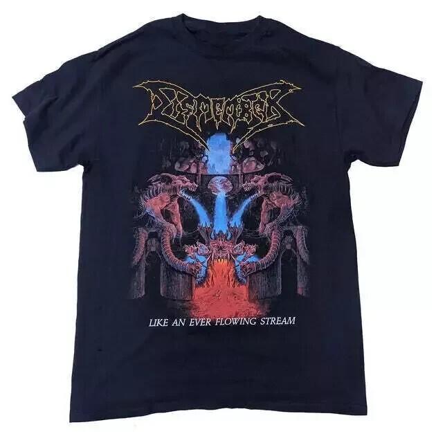 Dismember  Like An Everflowing Stream Gift For Fan Cotton Black TShirt Unisex T-Shirt L