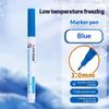 1 Stück Gefriergerät Marker Stift Wasserdicht Permanent Ölbasierter Marker Schnelltrocknend Niedrige Temperatur -25°C Lebensmittelaufbewahrung Etikettenstift Für Gefrierschrank