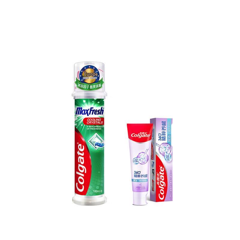 Colgate Cool Refreshing & Charcoal Toothpaste Set