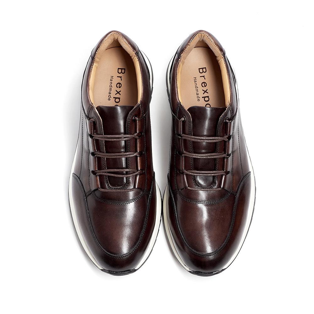 Light Luxury Leather Shoes Men'S Leather Casual Shoes Fashion Party Men'S Shoes Large Size Casualleathershoes
