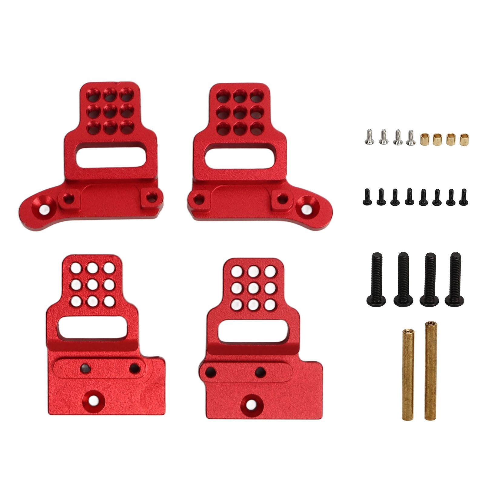 

RC Shock Mount Aluminium Alloy Shock Bracket Multi Holes Easy Installation for Traxxas TRX4M 1 18 RC Car червоний
