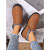 Women's Shoes with Winter Velvet and Thick Snow Anti Slip, Wearing Women's Boots for Warmth and Snow Boots