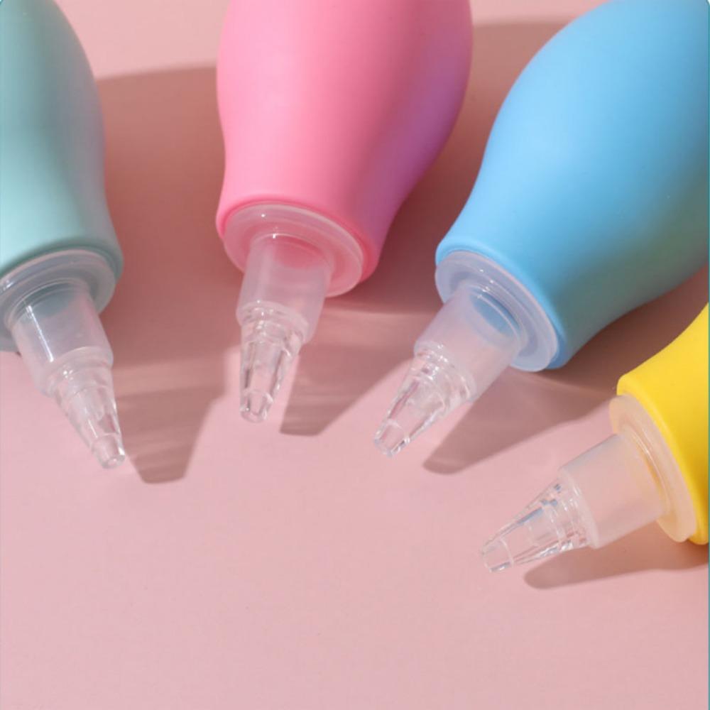 1PC Silicone Baby Safety Nose Cleaner Vacuum Suction Children Nasal Aspirator Baby Care Diagnostic-tool Vacuum Sucker
