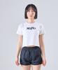 Mokeumo Fire Horse Crop Short Sleeve T-Shirt