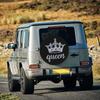 2D Flat 1pc Crown Queen Print Car Tire Cover 35.56/38.1/40.64/43.18 Cm, Spare Tire Cover, Essential For Camping Off-Road Outdoor