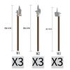 MOC Medieval Building Blocks Character Parts Model Toy Castle Knight Soldier Sword Bow Armor Shield Spear Piercing Parts Bricks
