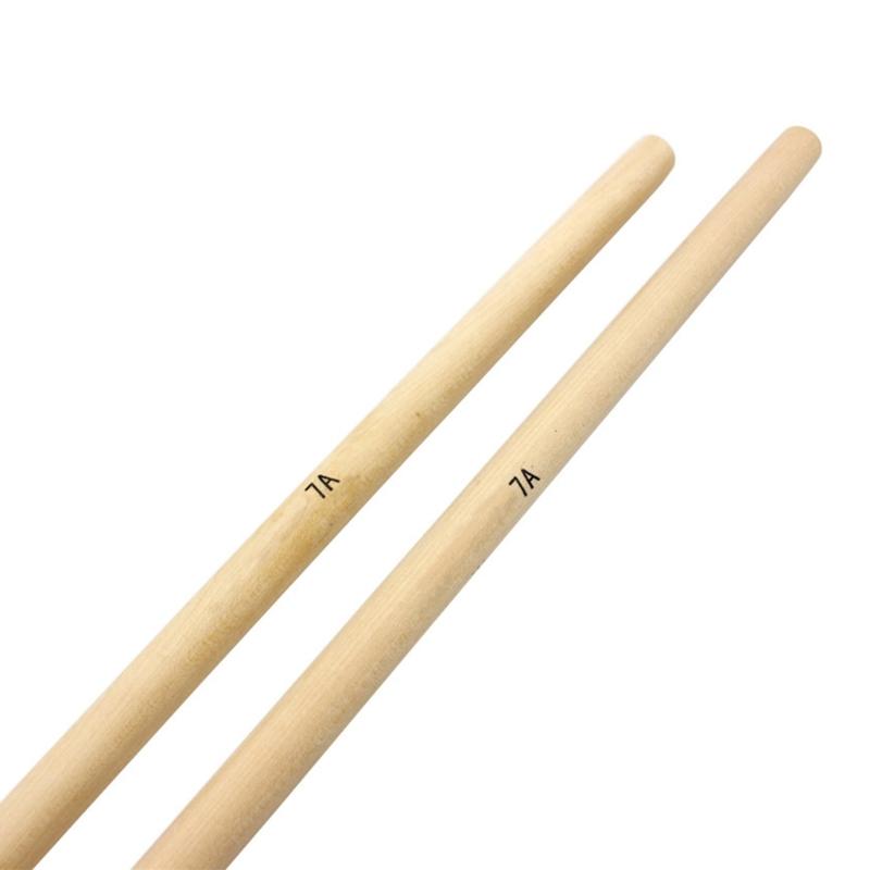 1 Pairs 7A Drumsticks Wood Tip Drumstick Simple Maple Wood Drum Sticks Drummer Gifts for Kids Adults Easy to Use
