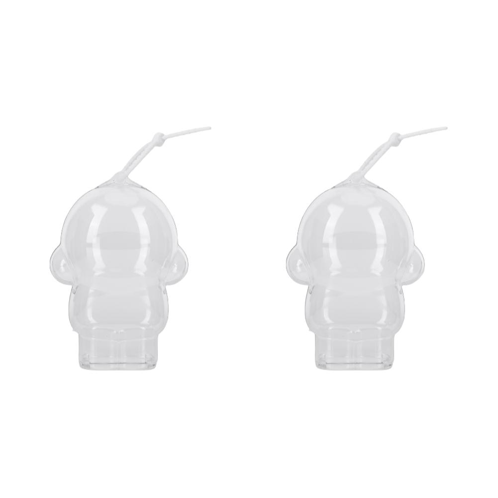 1/2PCS For Skull Panda Winter Movement SP Transparent Protective Case for Doll Transparent Portable Cable Organizer Box