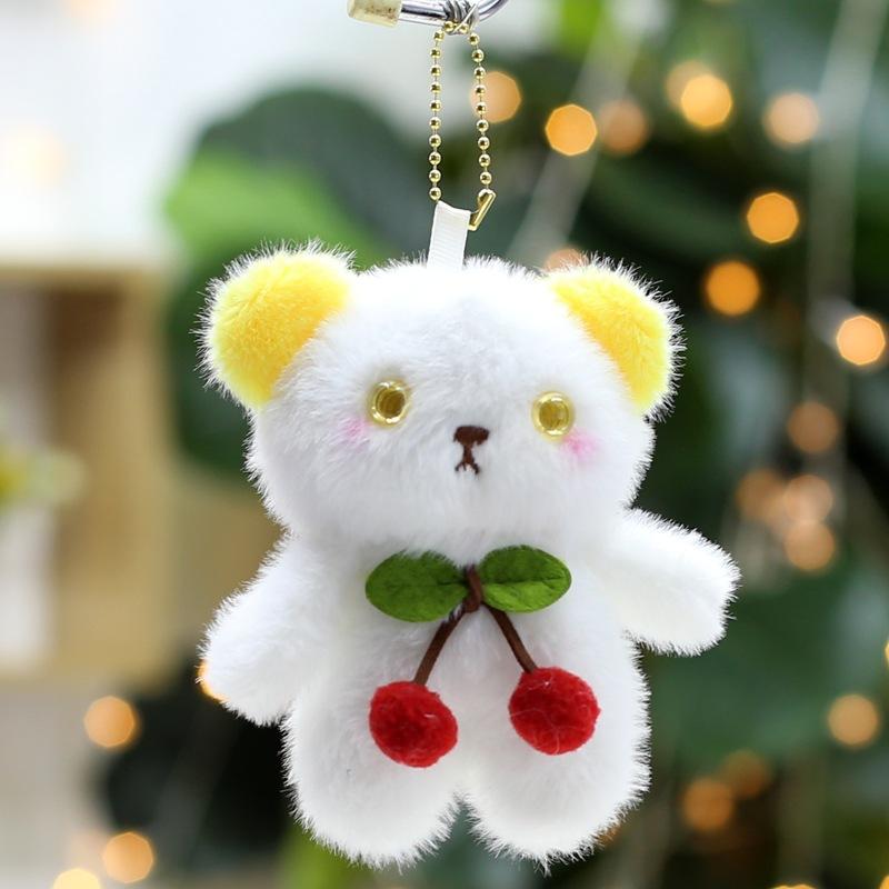 Cute Cute Cherry Rabbit Pendant Plush Toy Doll Bear Bag Hanging Keychain Doll Doll
