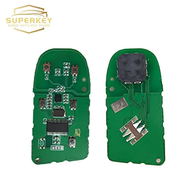 SUPERKEY Keyless Remote Car Key 433mhz 4A Chip with SIP22 Blade 5 Buttons For Jeep Compass Renegade Trailhawk M3N-40821302