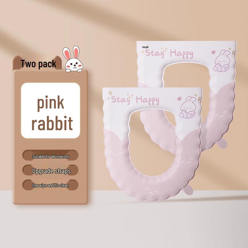 Wasserdichter Universal-Toilettensitzkissen mit Bändern - Vier Jahreszeiten Nutzung (Ausgabe 2024)