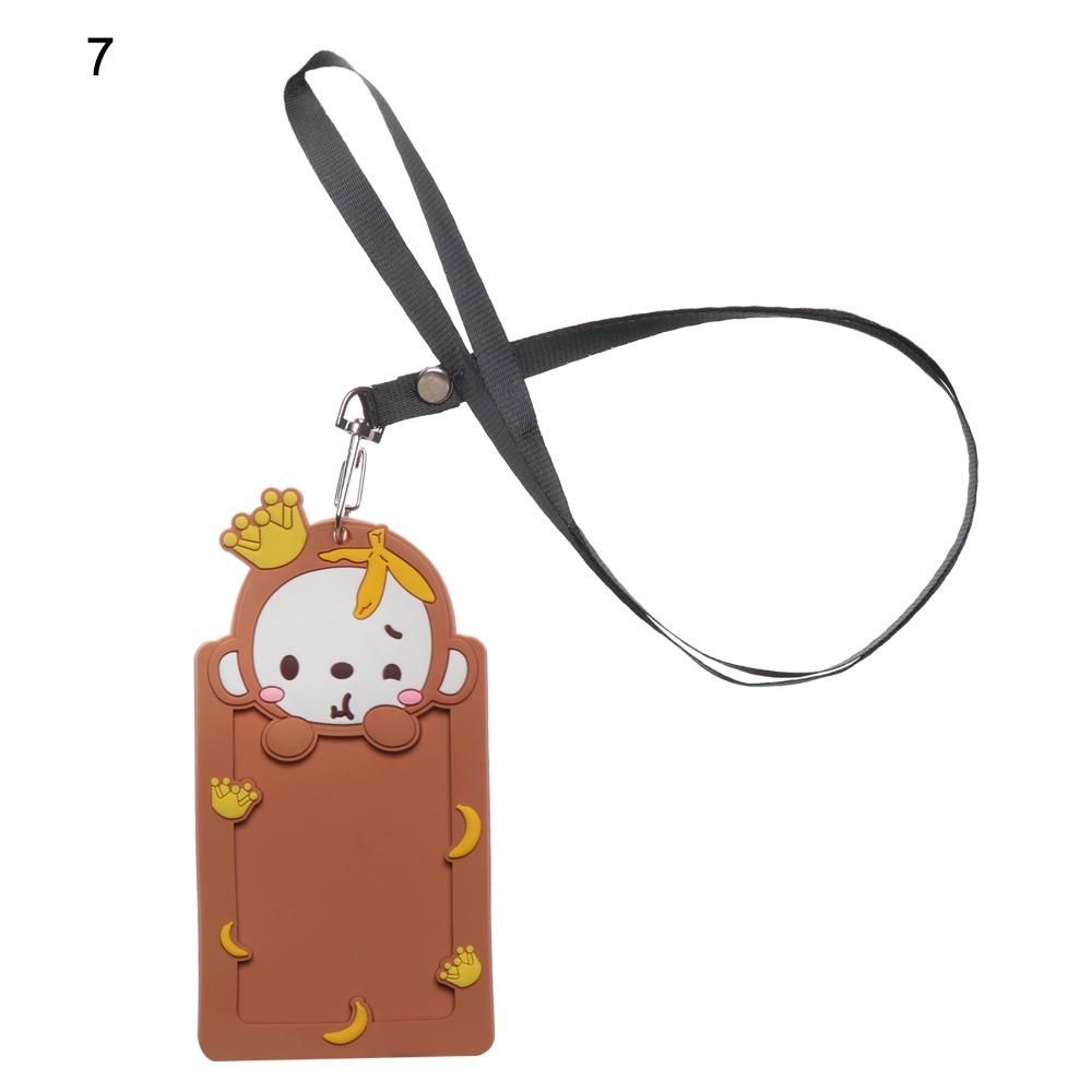 Multi Colored New Silicone Badge Protector Cover Name Card Card Sleeve Card Holders ID Card Pouch