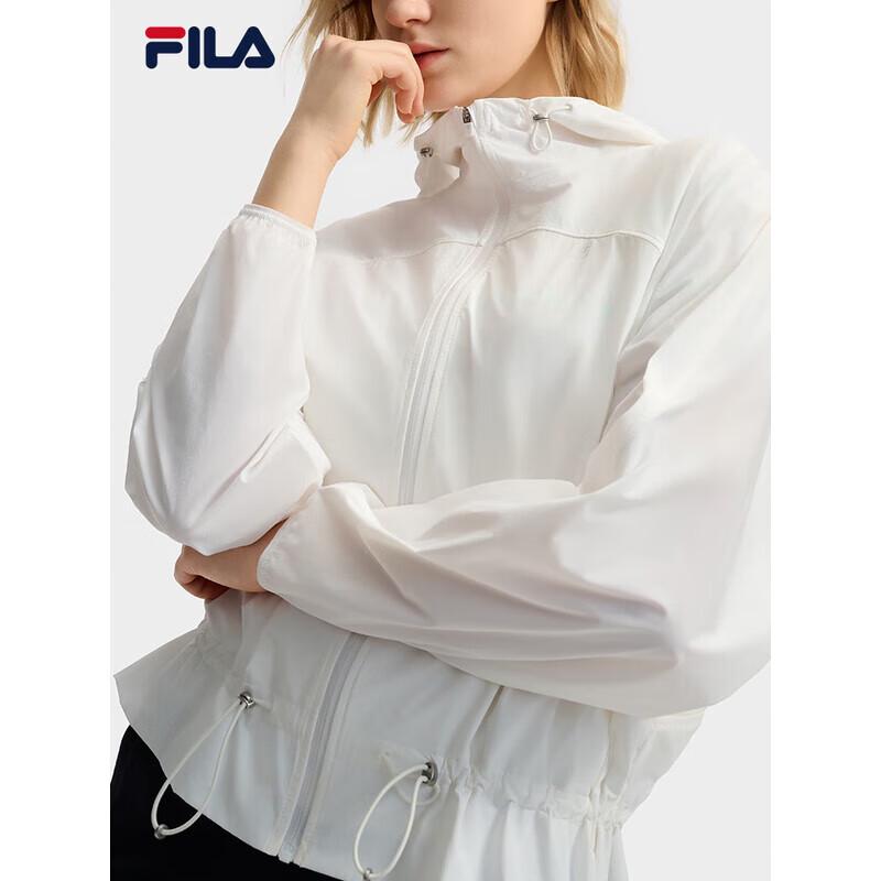 FILA Women's 2025 Summer Hooded Sun Protection Woven Jacket