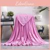 Solid Oversized Simple Color Soft Plush Blanket For Napping Sofa And Bedroom Use