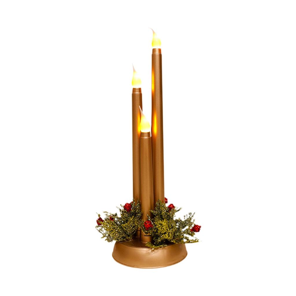 Candles for Christmas, Party Decorations, 12 Inch Flameless Taper Candle