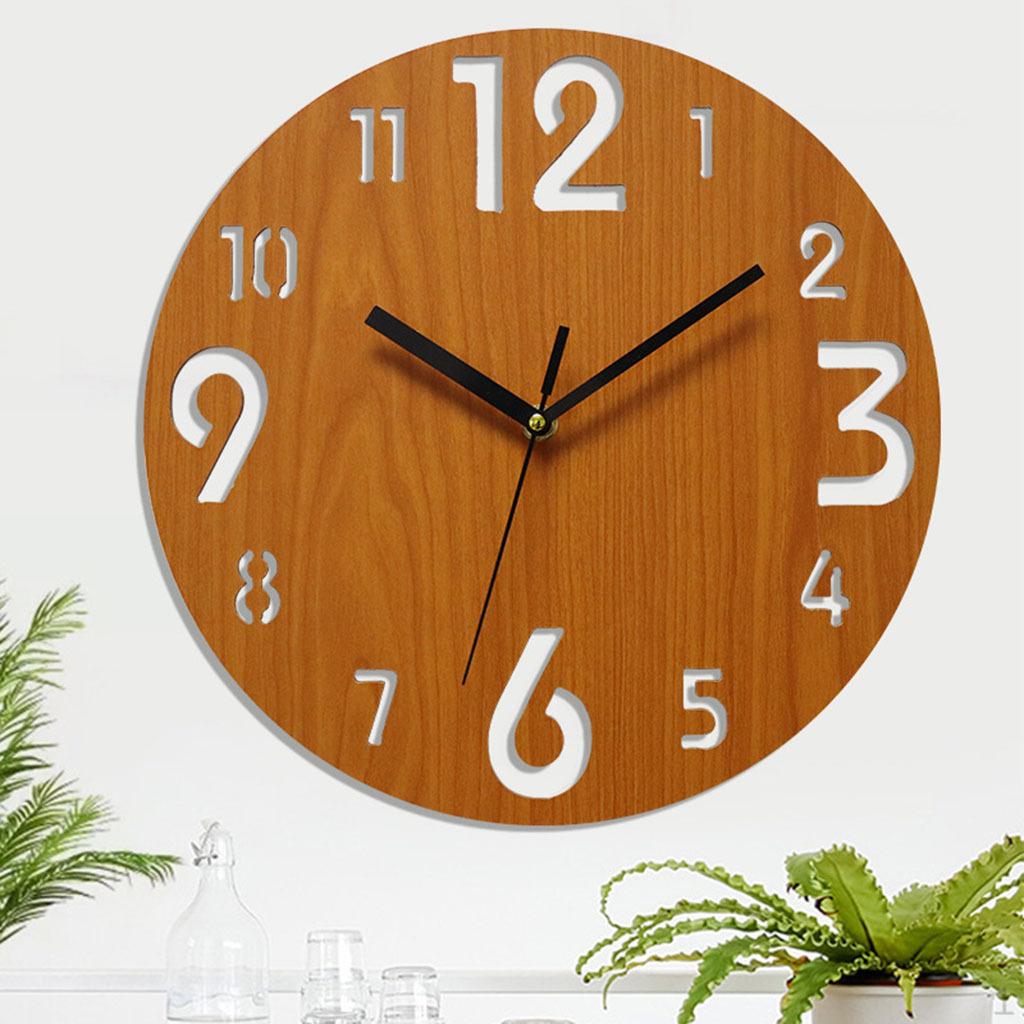 12 Inch Wood Wall Clock