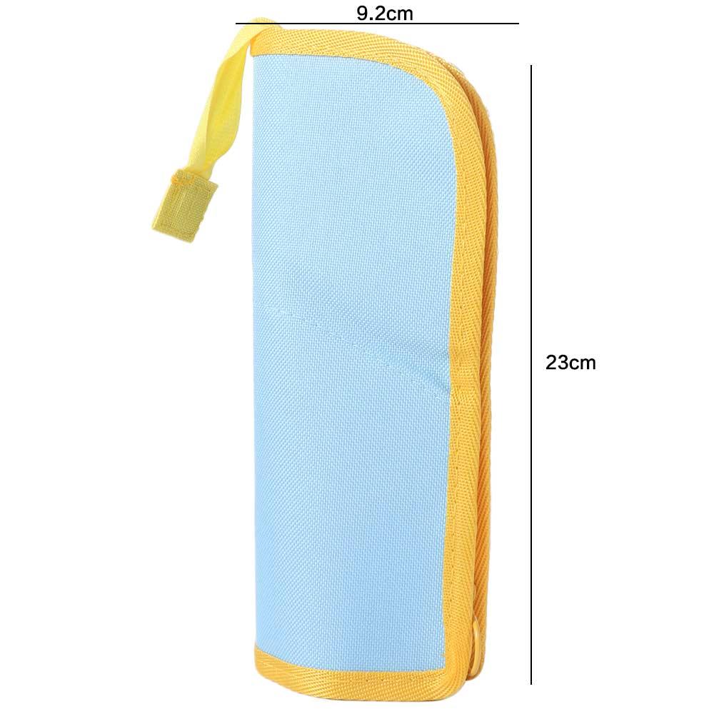 Folding Pencil Case Simple Storage Bag Student Supplies Stationery Bag Gift