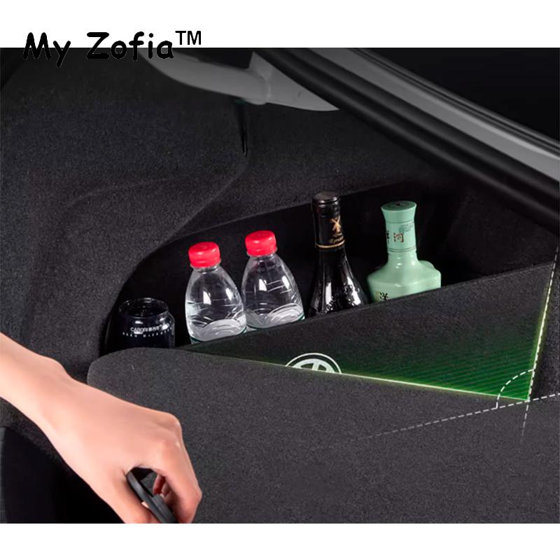 For New Geely Coolray 2023 2024 2025 Car Interior Rear Trunk Storage Baffle Side  Bulkhead Tailbox Side Baffle Accessories