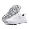 Unisex Waterproof Golf Shoes with Rotating Button - Casual Sports Footwear