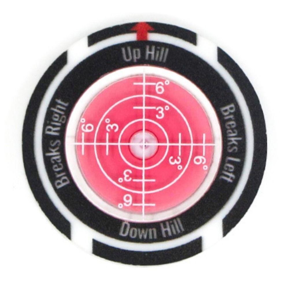 Clear&Transparent Golf Slope Meter Ball Marker Golf Spirit Level Golf Tools Leveler Outdoor Sports