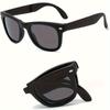 1/2/4 Stück Faltbare quadratische Sonnenbrille Vintage Tragbar Leicht Faltbar Sport Fahren Herren Damen Outdoor-Brille nicht polarisiert