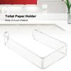 Acrylic Toilet Paper Holder Transparent Towel Storage Rack Durable Tissue Holder  Home Office