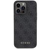 Guess Guhcp15Lg4Gfgr Iphone 15 Pro 6.1 Szary/Grey Hard Case 4G Metal Gold Logo