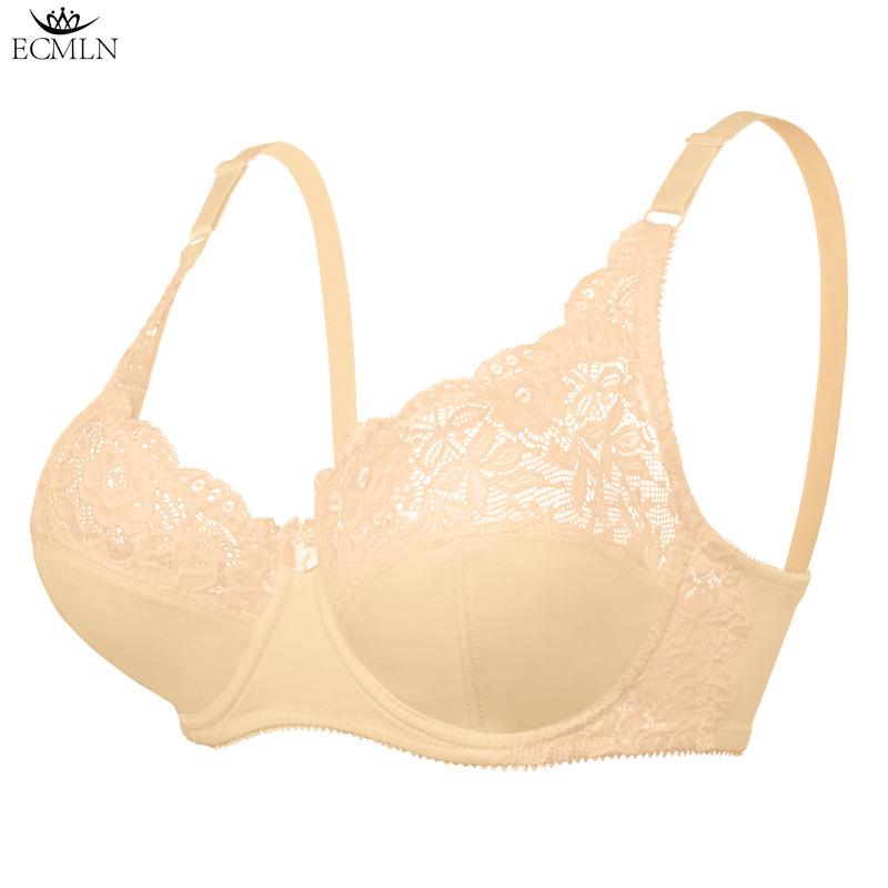 

Женский сексуальный кружевной бюстгальтер больших размеров, нижнее белье с эффектом пуш-ап, бюстгальтер на косточках с чашкой CD 42/95 бежевый