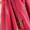 Ethnic Style Embroidered Cotton-Linen Scarf: Thin, Breathable, Fashionable Sun Protection; Wear as Head Wrap or Shawl.