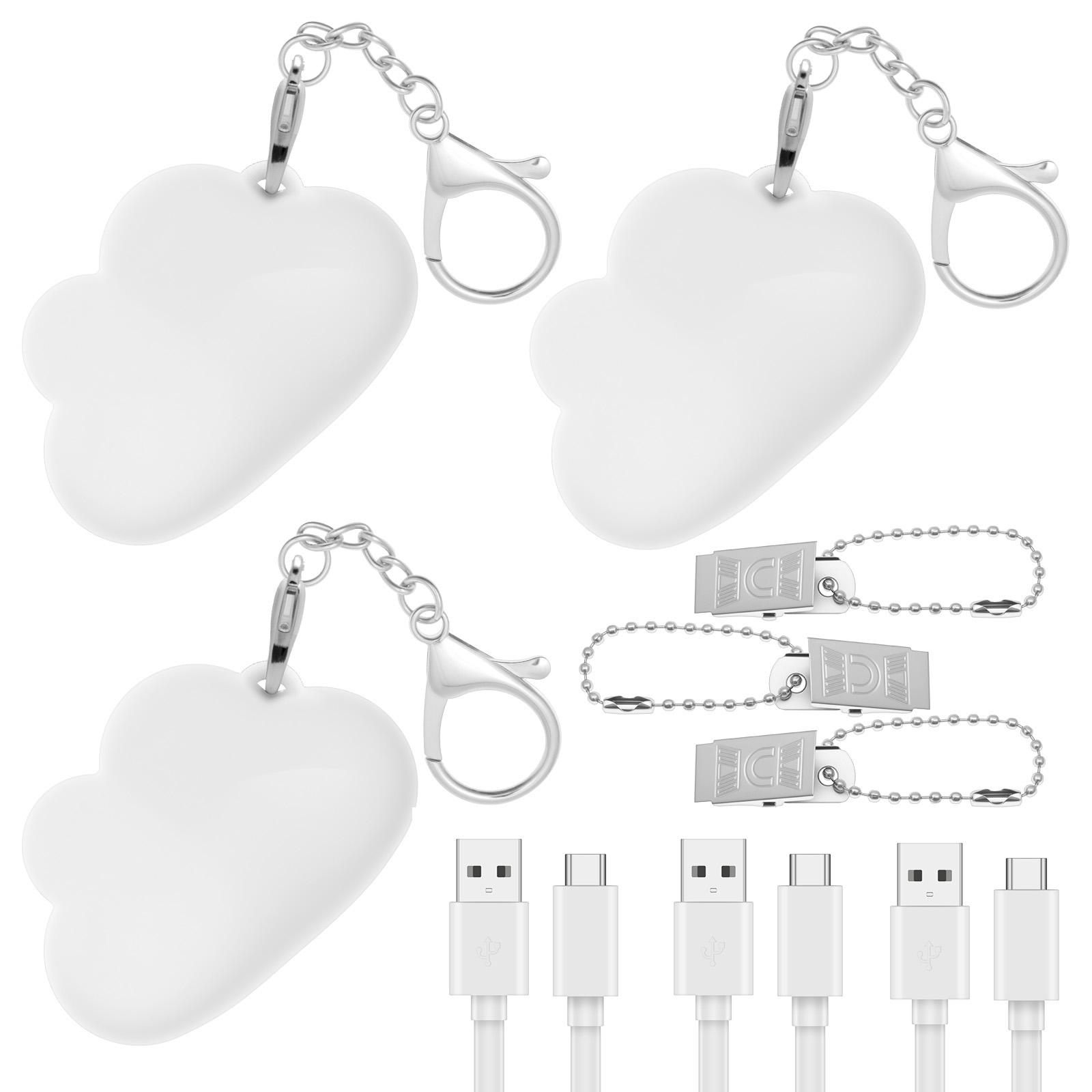 

3 handbag lights with automatic sensors shoulder bag lights USB power supply night light pendant creative bag lights