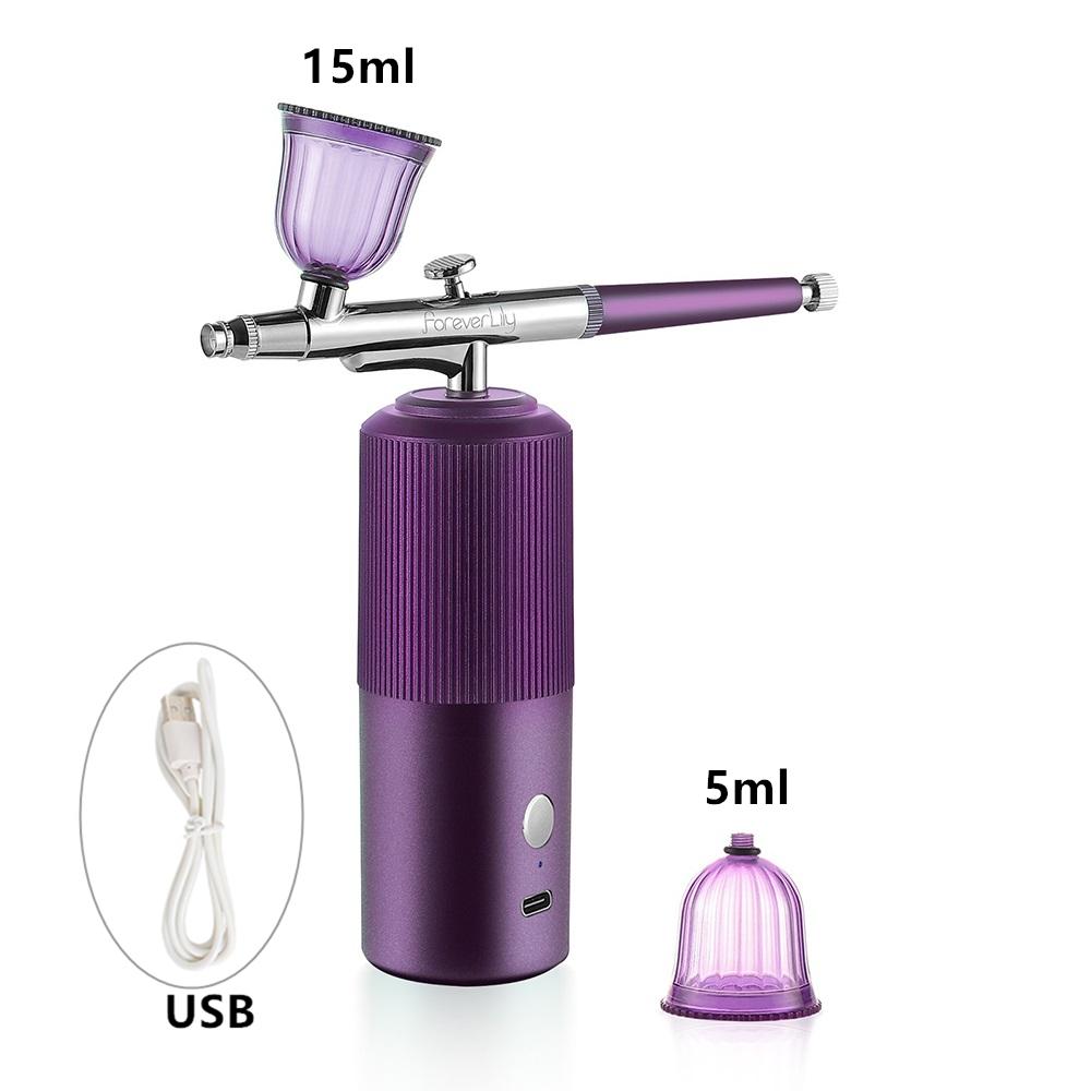 Mini Airbrush-Set für Gesichtshautpflege, Nägel, Airbrush-Make-up, Haarfärbemittel, Barber-Airbrush-Maschine, Kuchen-Gebäckmalerei, Spritzpistole