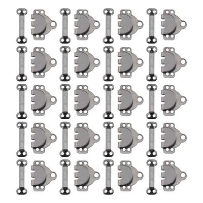 20 Paia Gancetti e Occhielli Set di Chiusura Ganci da Cucito Kit di Chiusure a Scatto Ganci di Ricambio per Cucito e Riparazione per Pantaloni Gonna Abito Reggiseno Cucito Fai da Te Artigianato