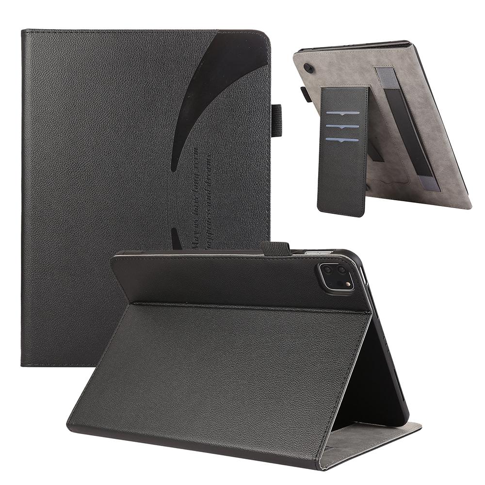 Hand Band Leather Case for IPad Pro Air 13 11 2024 12.9 8 9 10 M2 Mini 7 6 5 4 Cover Suction Cup Stand Holder Flip Tablet Shell