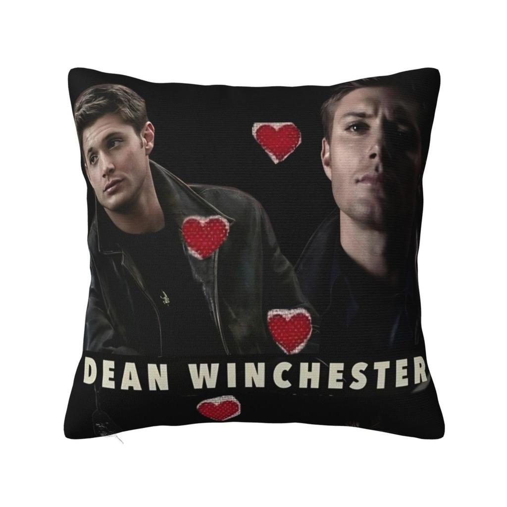 Dean Winchester Supernatural Television Pillow Cover Cushion Cover Pillow Case Kawaii Pillowcases For Sofa Home Decoration