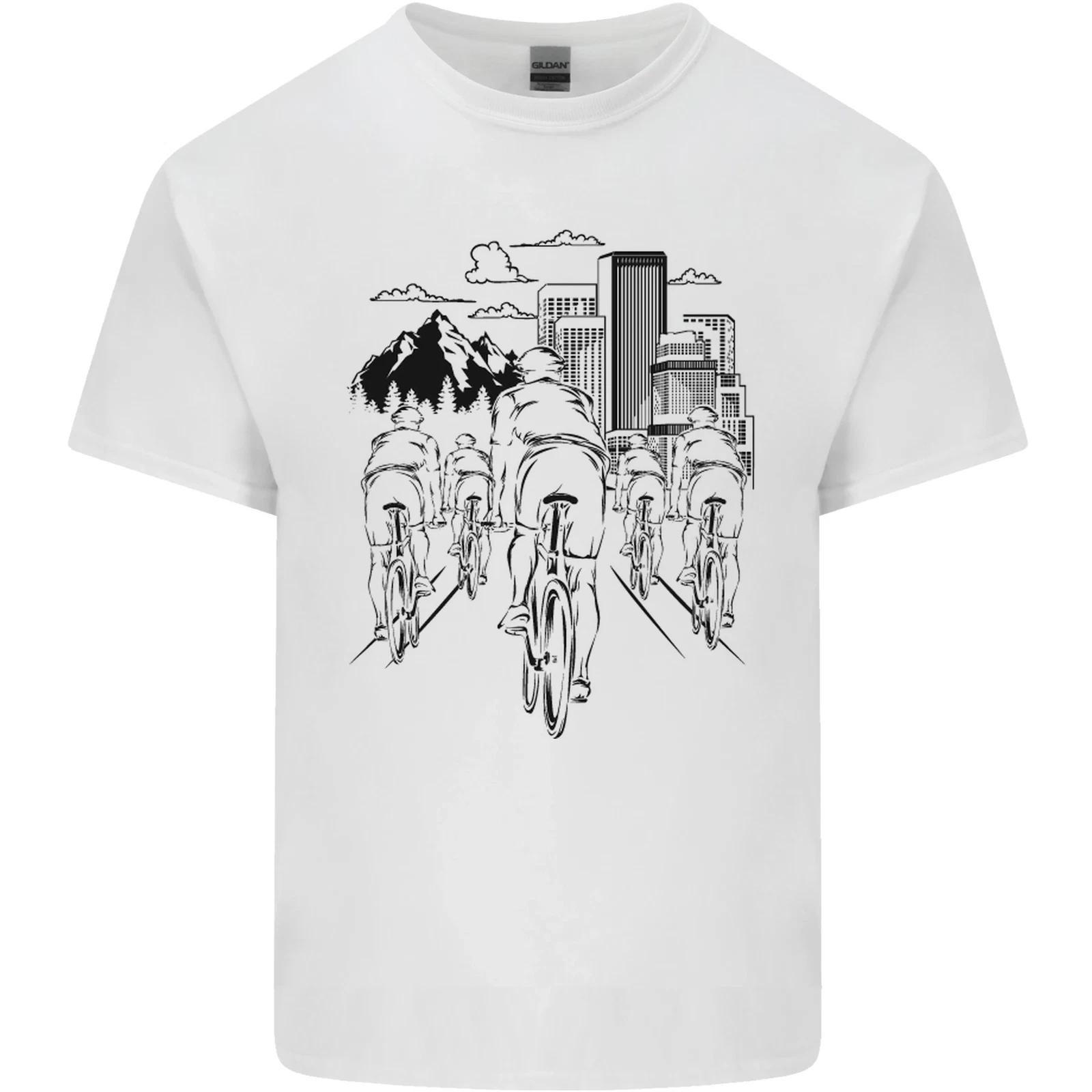Bike Ride Cycling Cyclist Bicycle Road MTB Kids T-Shirt Childrens 4XL