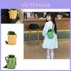Stylish Cartoon Pineapple Water Bucket Bag For Kids Gender Neutral Cute And Fun Accessory