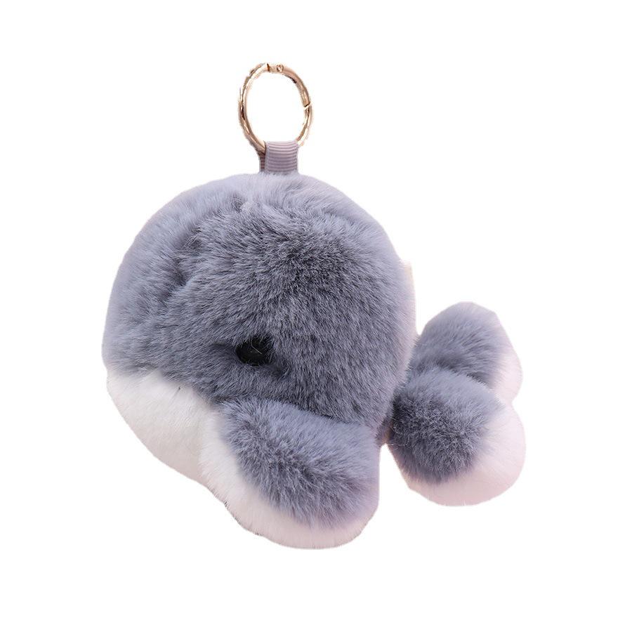 Winter Hot-Selling Plush Whale Pendant: Keychain & Ornament for Car or Bag