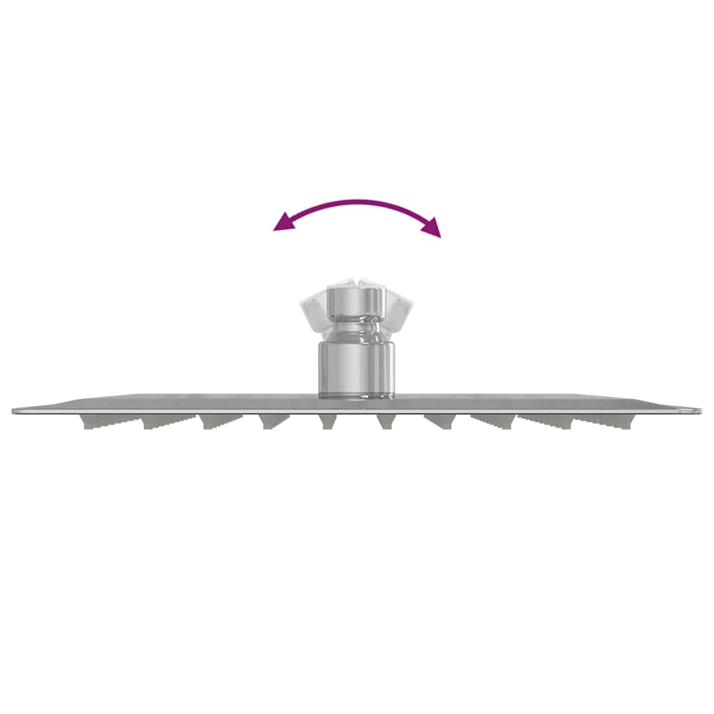 Rain Shower Head 304 Stainless Steel 20 x 20 cm Square
