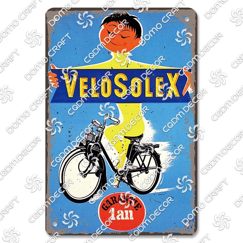 

Retro Bicycle Poster Metal Tin Signs Rider Men Women Children Metal Plate Wall Art Decor Garage Bar Club Living Room Home 20x30cm（7.8x11.8inch）