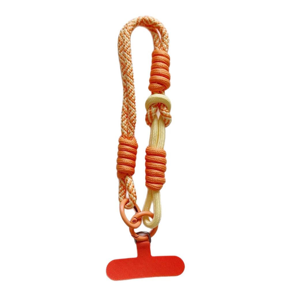 Dopamine Rainbow Wrist Strap: Cute Cartoon Phone & Key Lanyard
