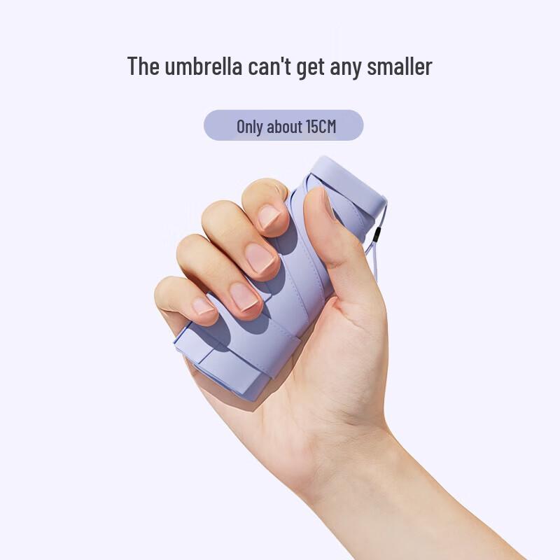 

ZUODU ZD128 Six-Fold Card-Type Sun Umbrella