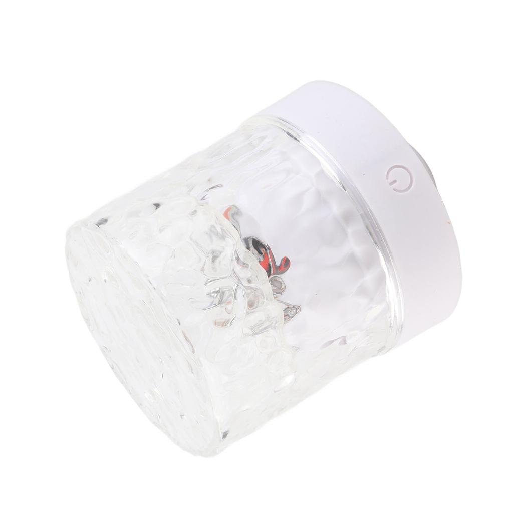 Crystal Table Lamp Projection Dimmable Night Light 16 RGB Color Changing Lamp for Bedroom Bedside 5W USB Charging
